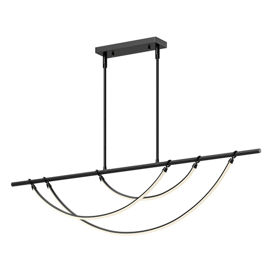 Alora Aryas urban bronze [universal voltage and 0-10 dimming] linear pendant LP317460UB