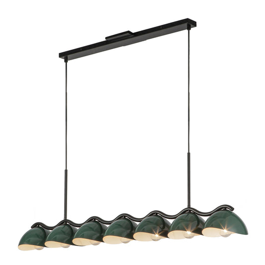 Kuzco Atlas black linear pendant LP57642-BK/PGN
