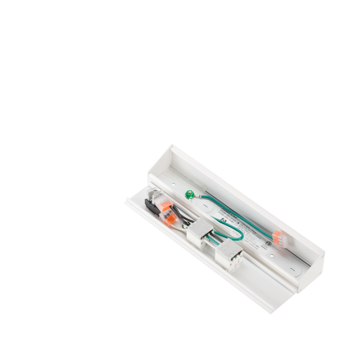 ATOM Power Strip 10in White Finish - American Lighting ATOM-120V-10-WH