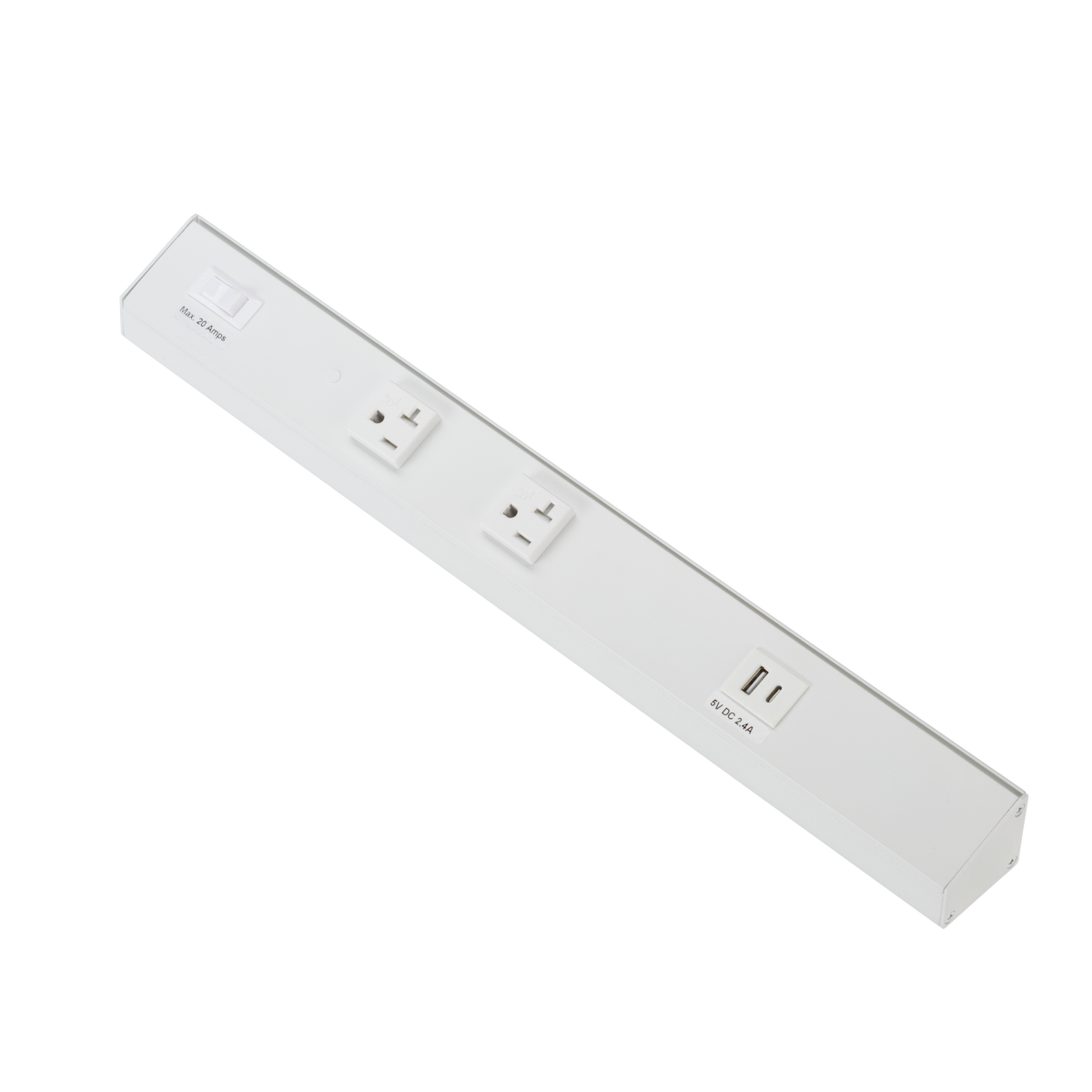 LED Complete 2 Undercabinet 30K 24in in White - American Lighting ALC2-24-WH
