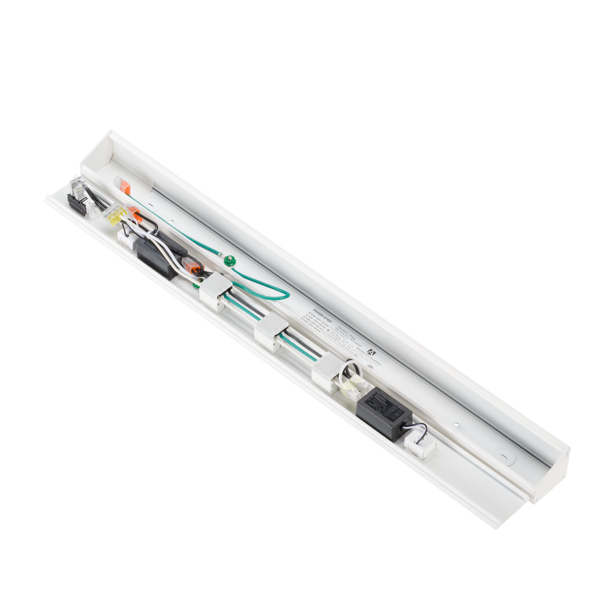 ATOM Power Strip 24in White Finish - American Lighting ATOM-120V-24-WH