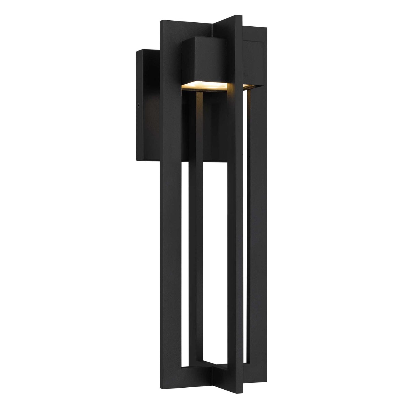 Alteck 4 Bar 18 inch sand black LED outdoor wall sconce