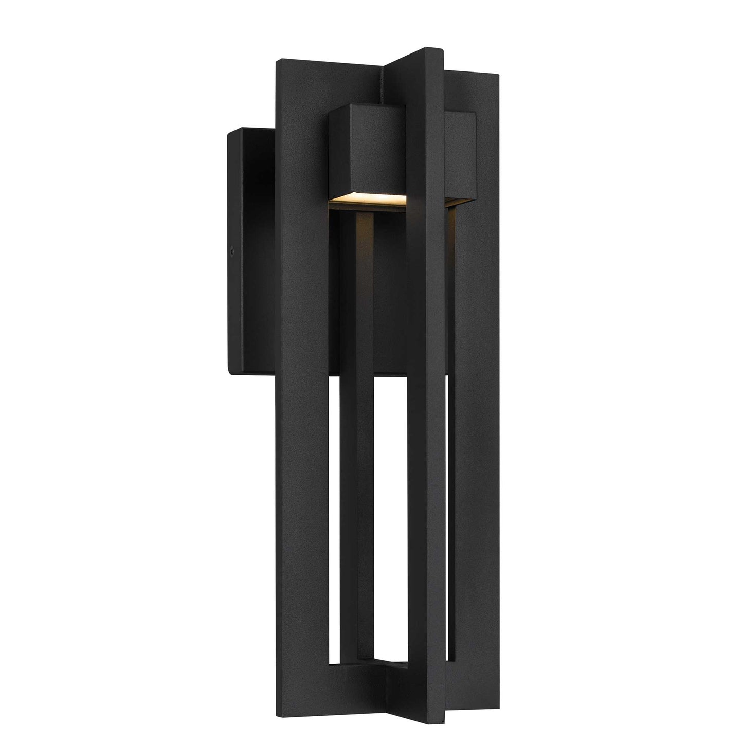 Alteck 4 Bar 23 inch sand black LED outdoor wall sconce