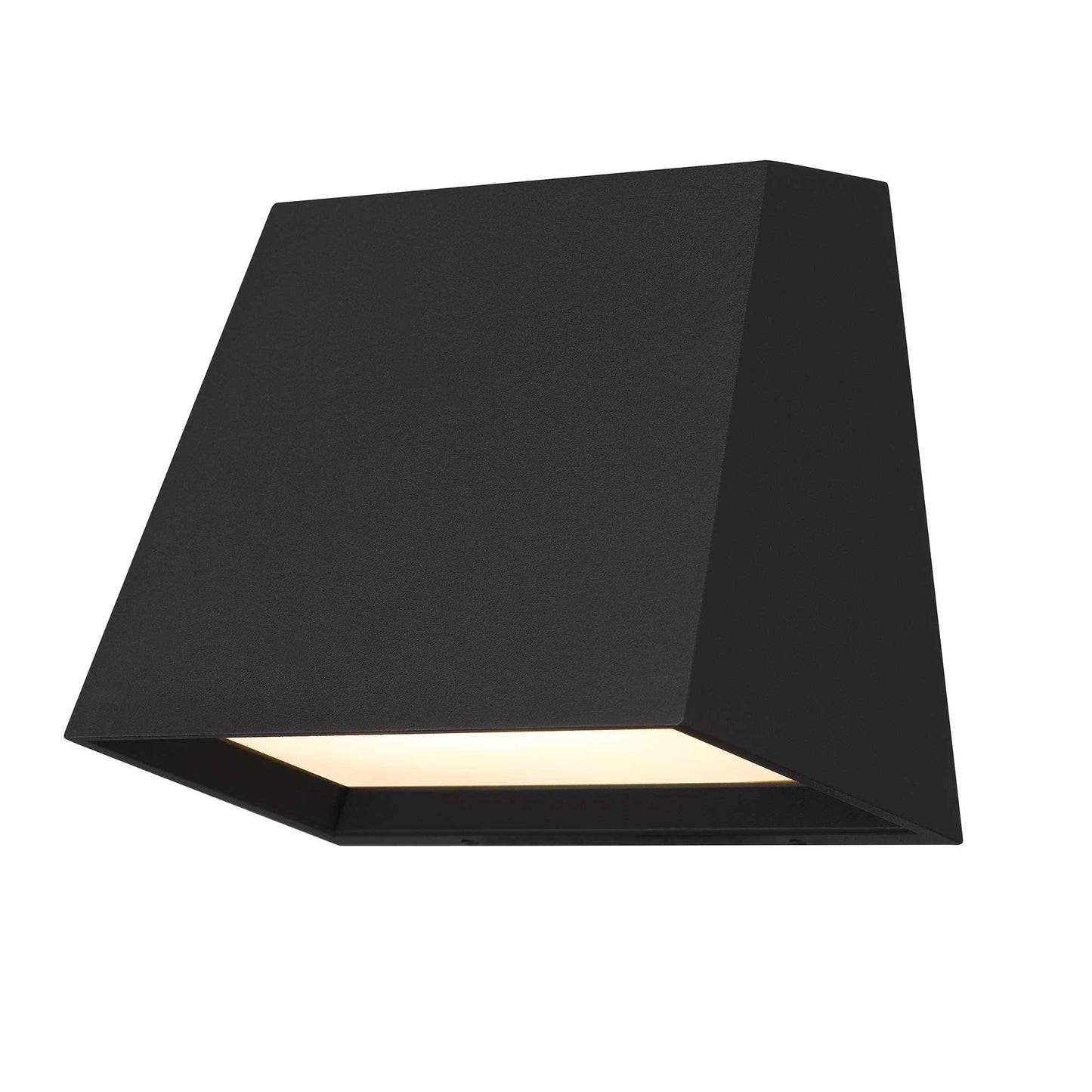 Alteck Fillet 5.25 inch sand black LED outdoor wall sconce