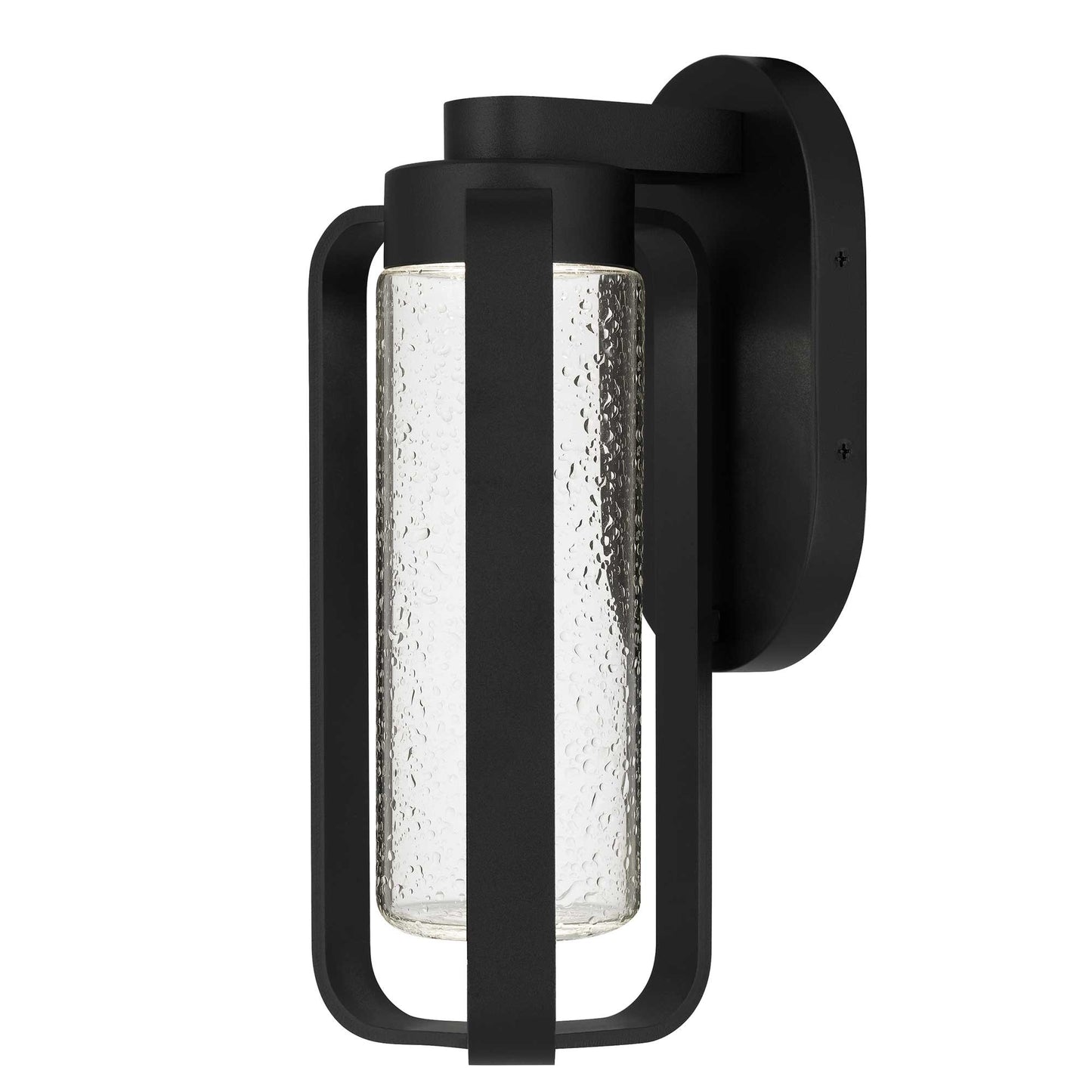 Alteck Clover 12 inch sand black LED outdoor wall sconce