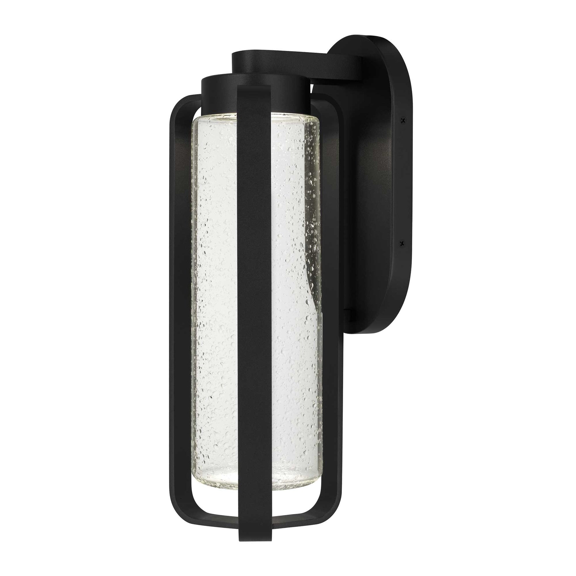 Alteck Clover 15.5 inch sand black LED outdoor wall sconce