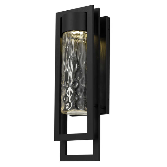 Alteck 2 Step 19 inch sand black LED outdoor wall sconce