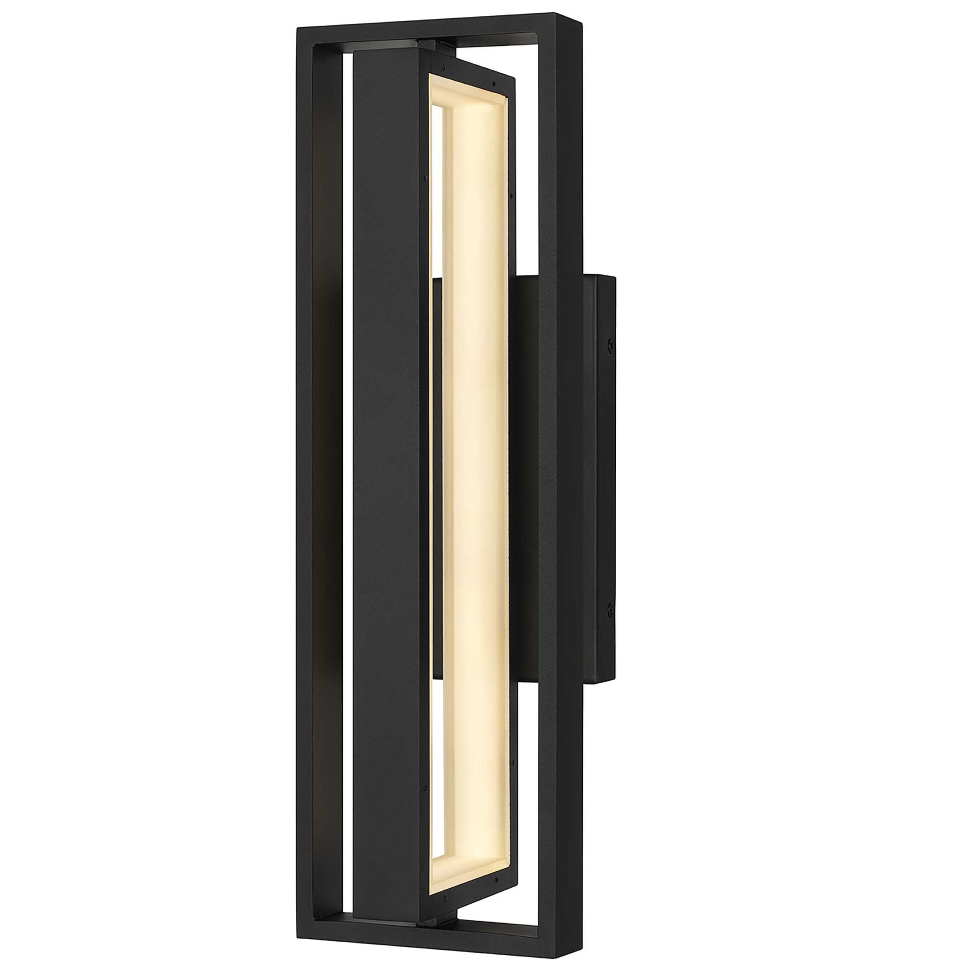Alteck In & Out 18.5 inch sand black LED outdoor wall sconce