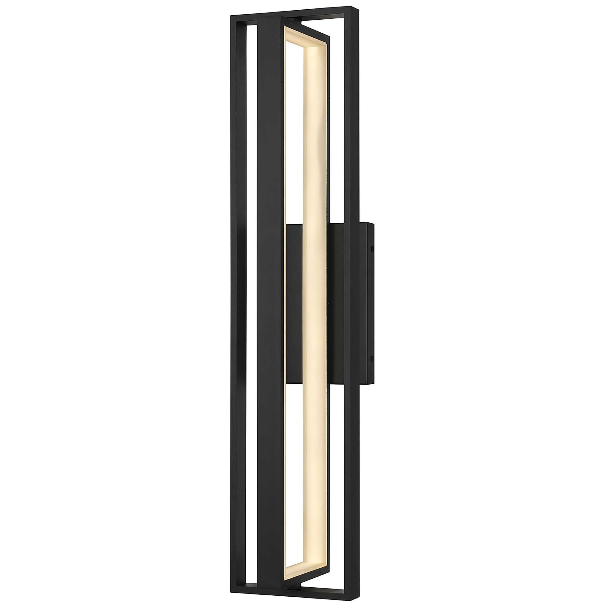 Alteck In & Out 32.5 inch sand black LED outdoor wall sconce