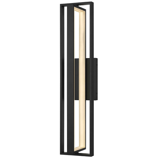Alteck In & Out 32.5 inch sand black LED outdoor wall sconce