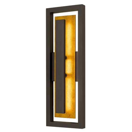 Alteck Panels 20.375 inch dark bronze LED outdoor wall sconce