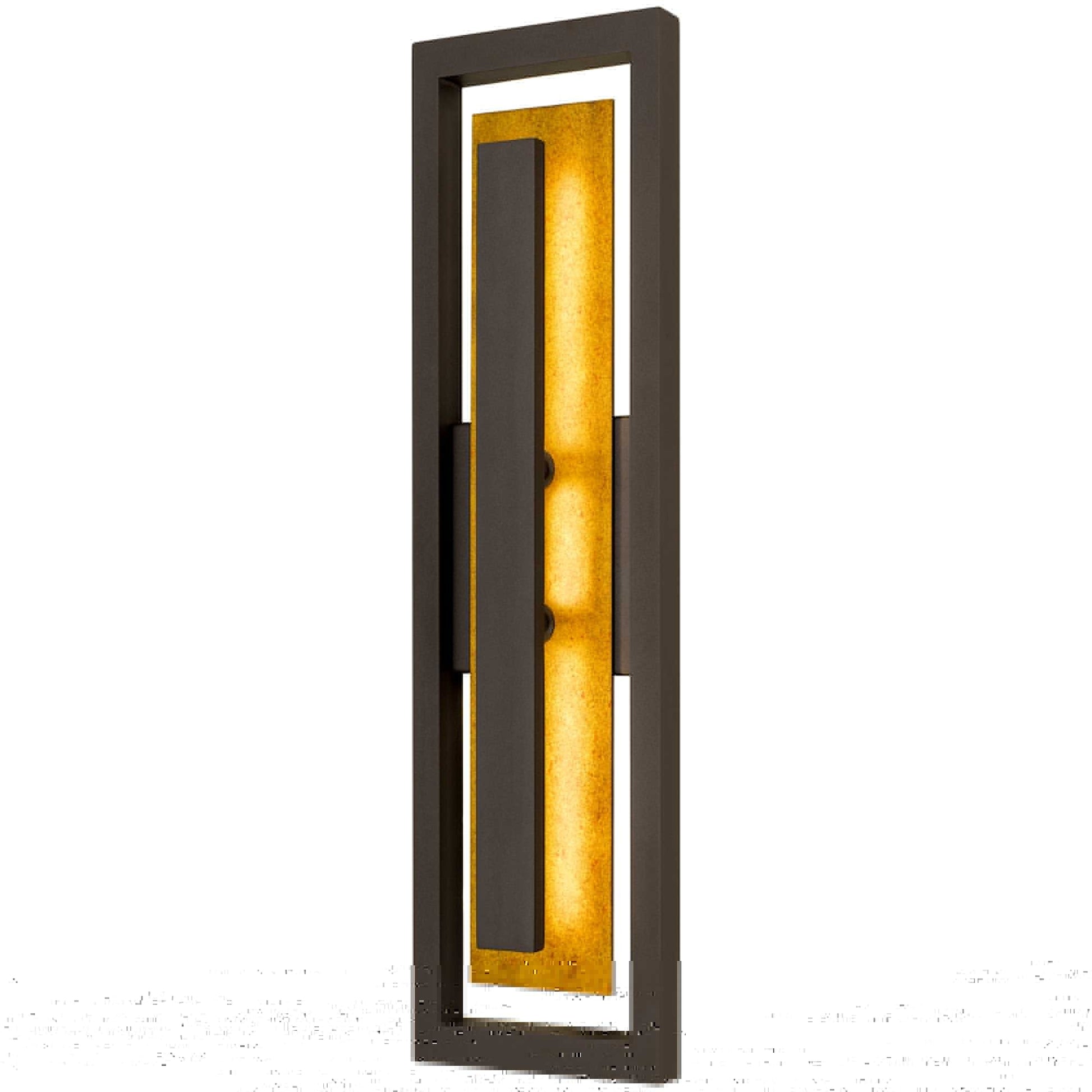 Alteck Panels 32.25 inch dark bronze LED outdoor wall sconce