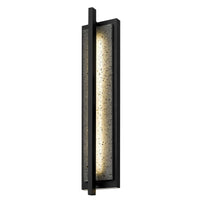 Alteck Dakota 32 inch sand black LED outdoor wall sconce