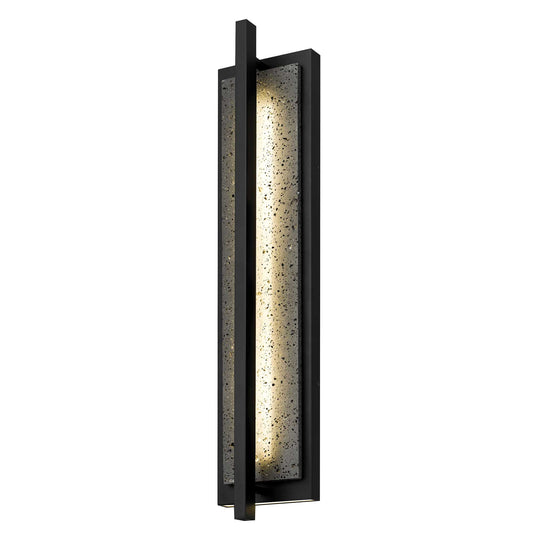 Alteck Dakota 32 inch sand black LED outdoor wall sconce