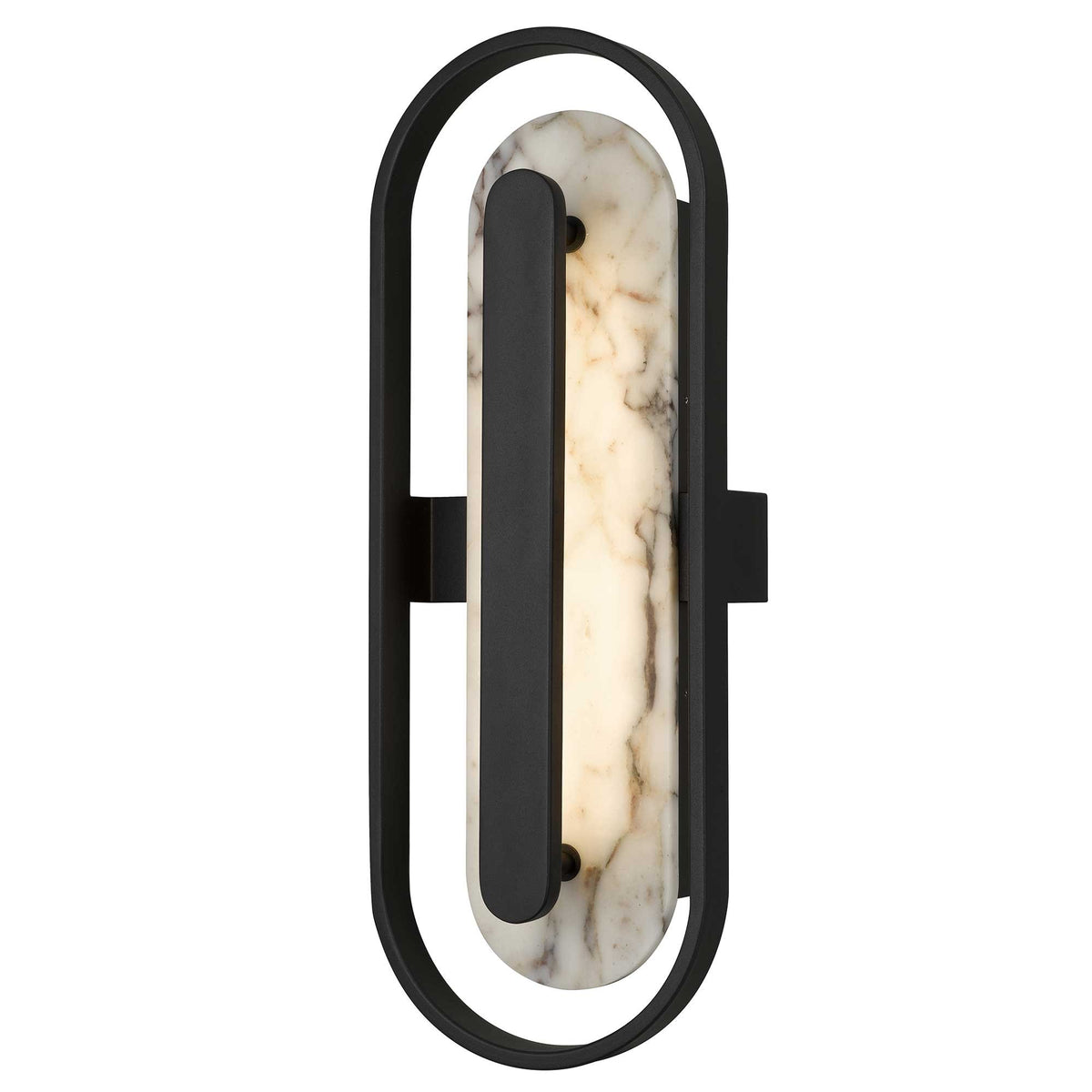 Alteck Roundabout 22 inch painted antique brass LED outdoor wall sconce