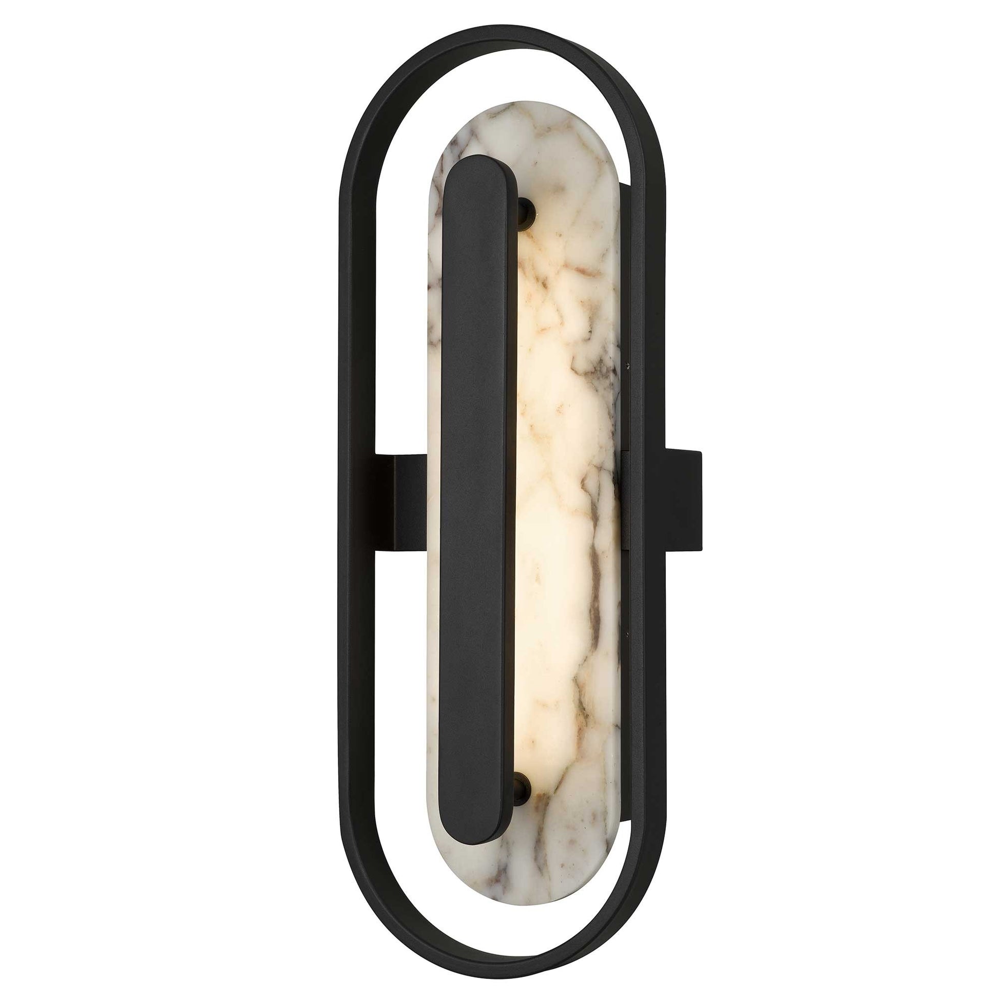Alteck Roundabout 22 inch painted antique brass LED outdoor wall sconce