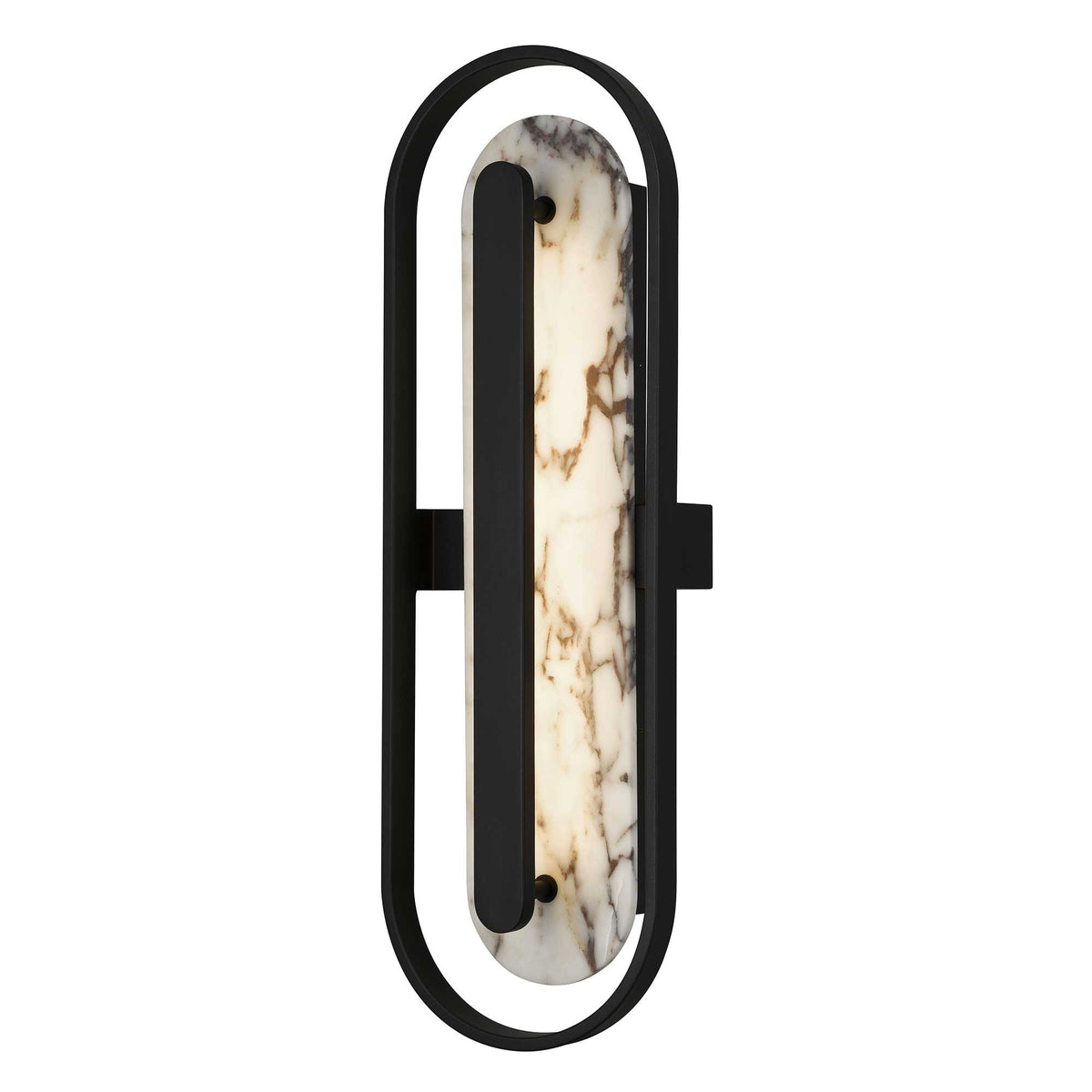 Alteck Roundabout 28 inch sand black LED outdoor wall sconce