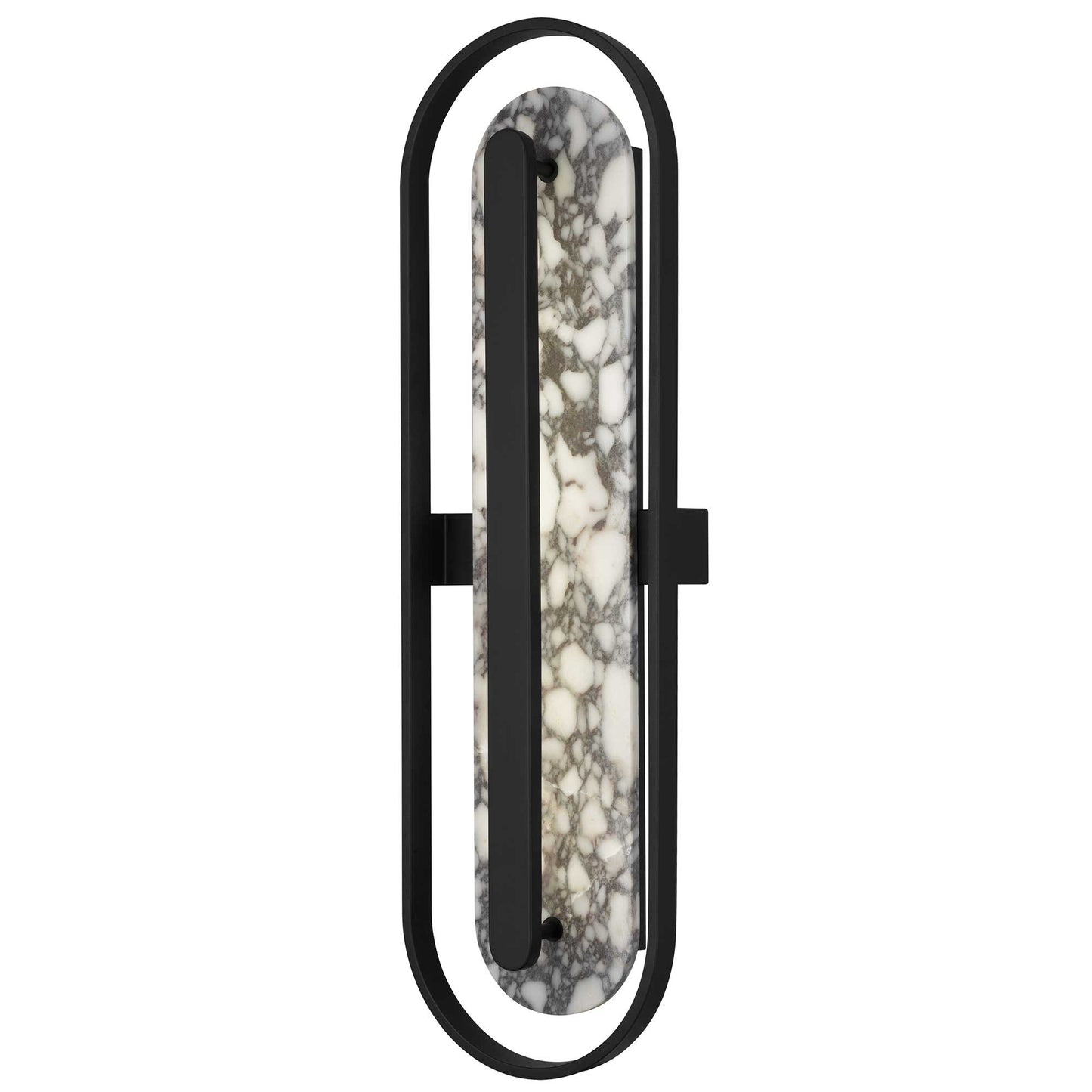 Alteck Roundabout 34 inch sand black LED outdoor wall sconce