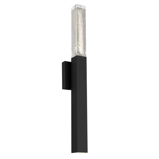 Alteck Folio 31.25 inch sand black LED outdoor wall sconce