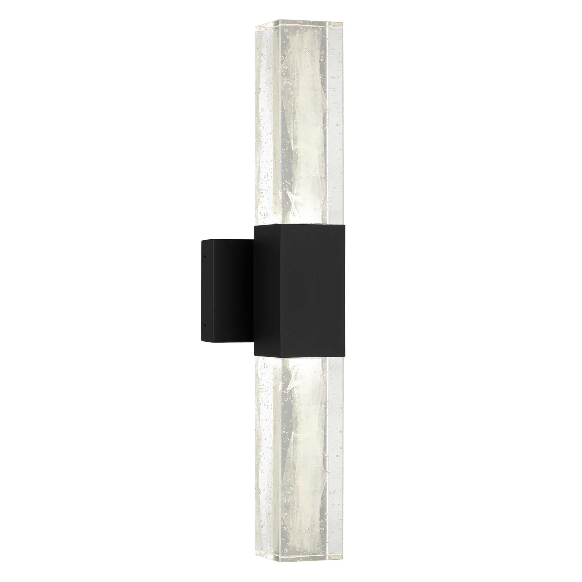 Alteck Folio 24 inch sand black LED outdoor wall sconce