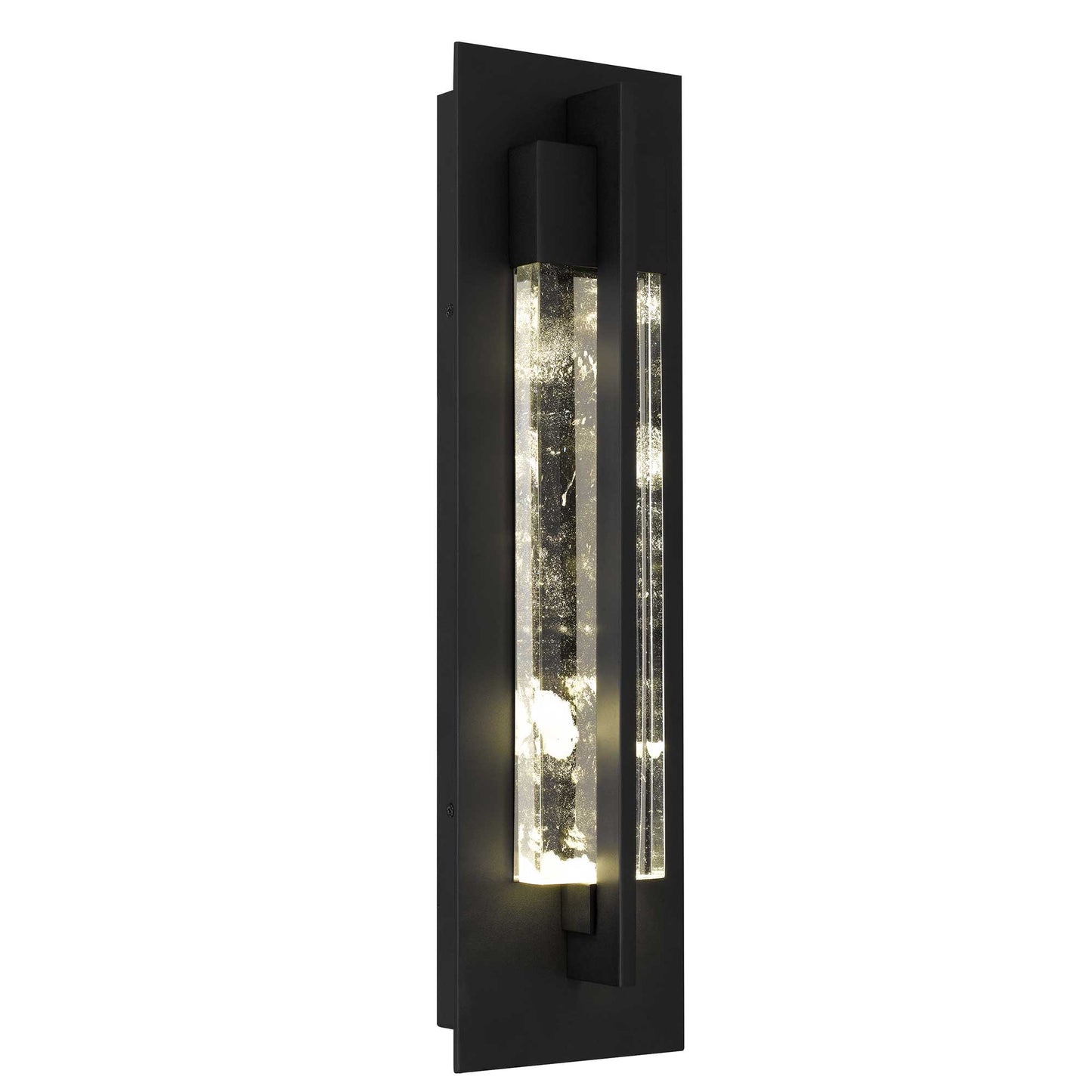 Alteck Rivera 20 inch sand black LED outdoor wall sconce
