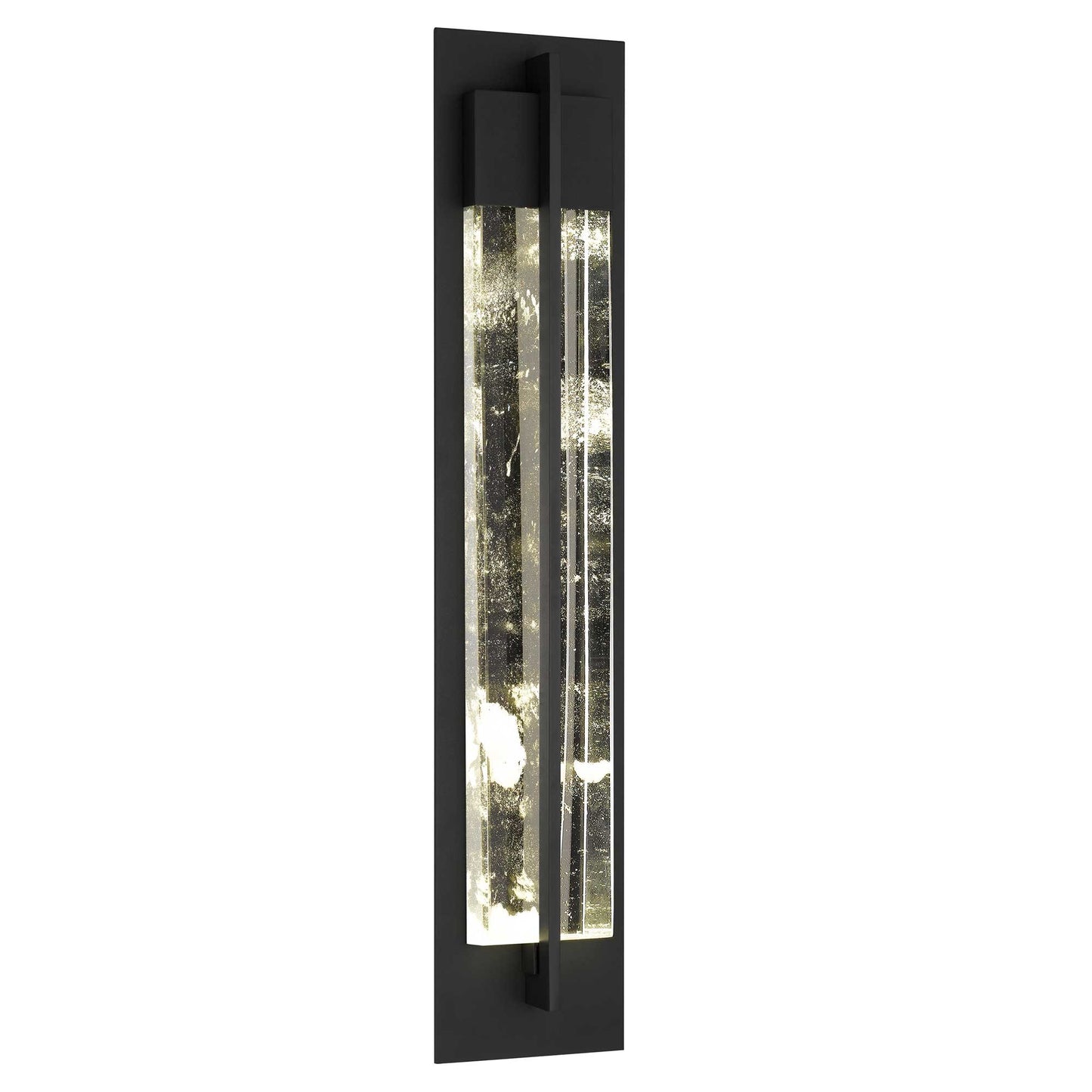 Alteck Rivera 32 inch sand black LED outdoor wall sconce