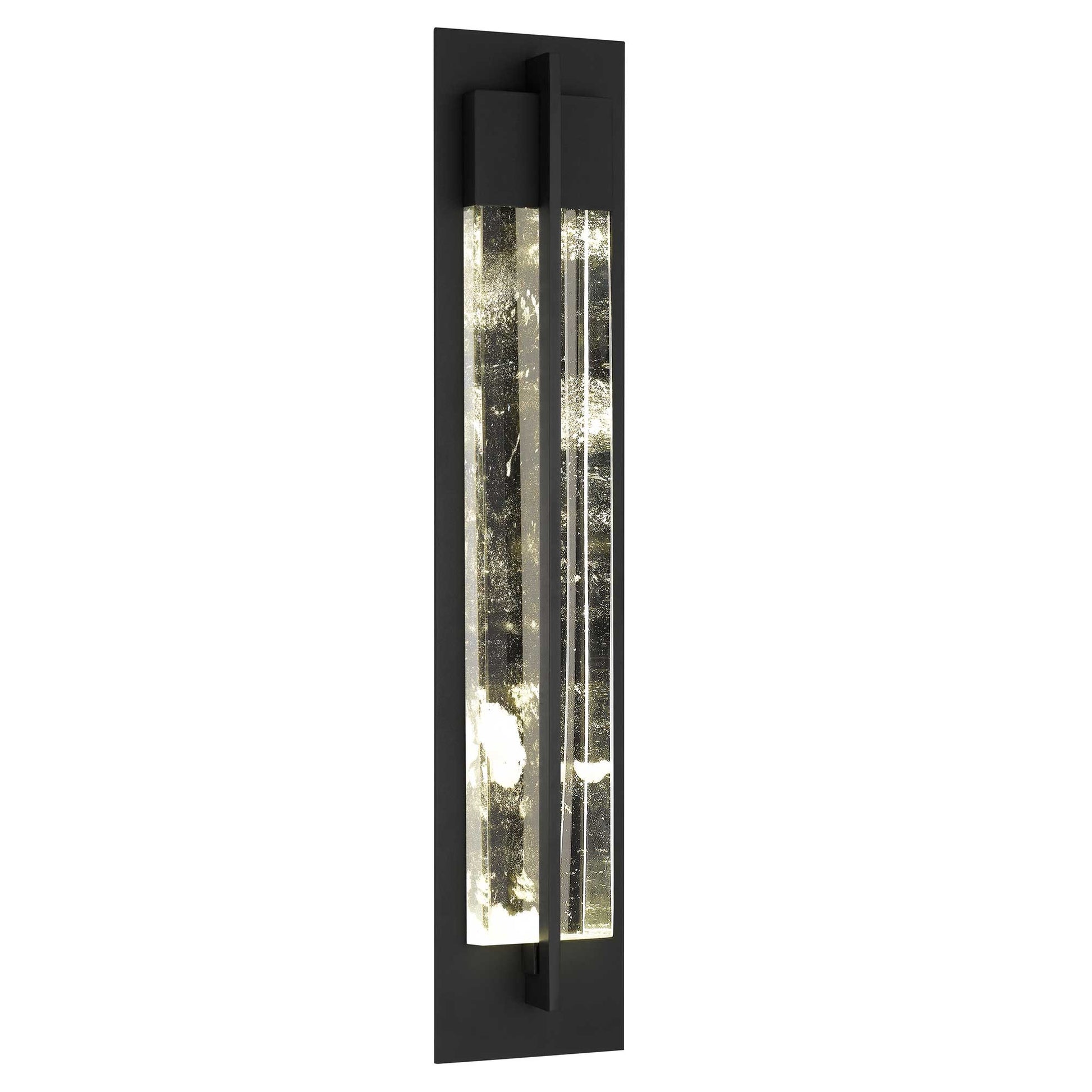 Alteck Rivera 32 inch sand black LED outdoor wall sconce