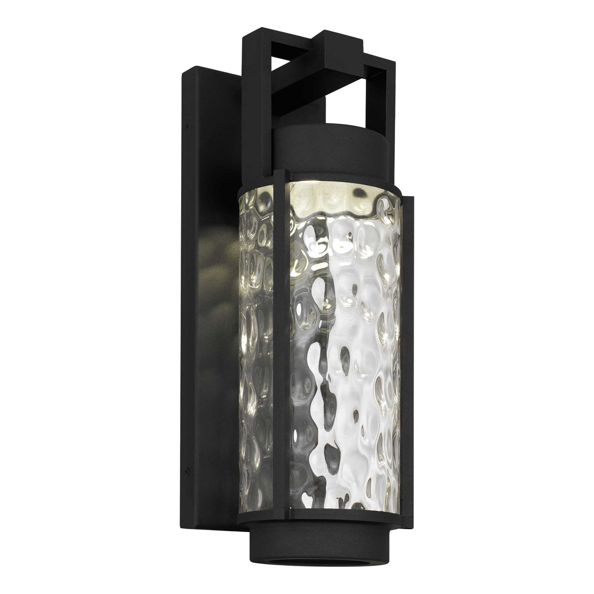 Alteck Winston 17 inch sand black LED outdoor wall sconce