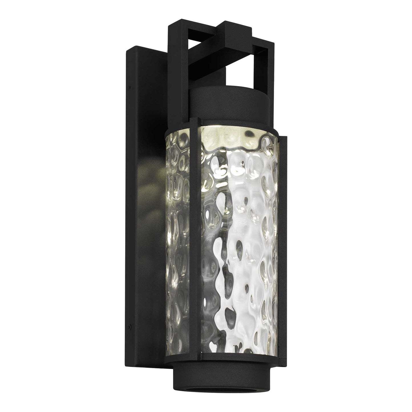 Alteck Winston 17 inch sand black LED outdoor wall sconce