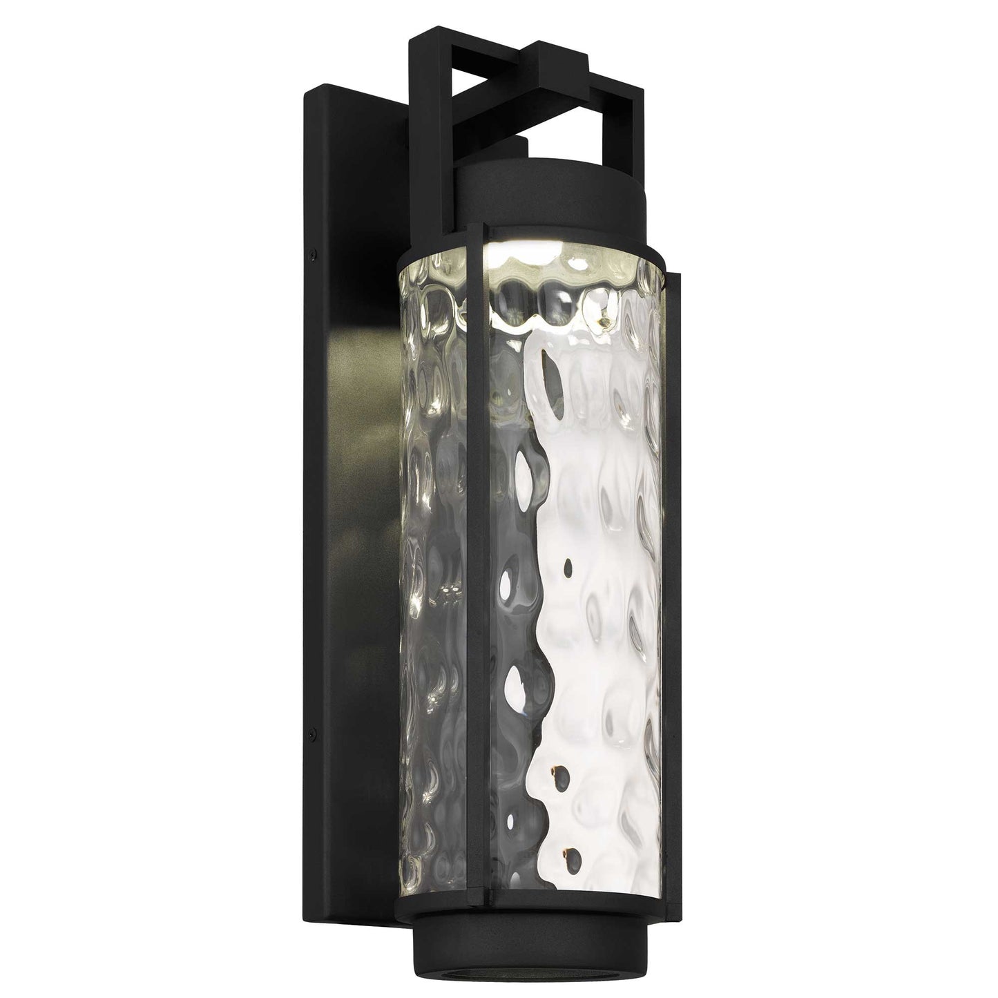 Alteck Winston 21.75 inch sand black LED outdoor wall sconce