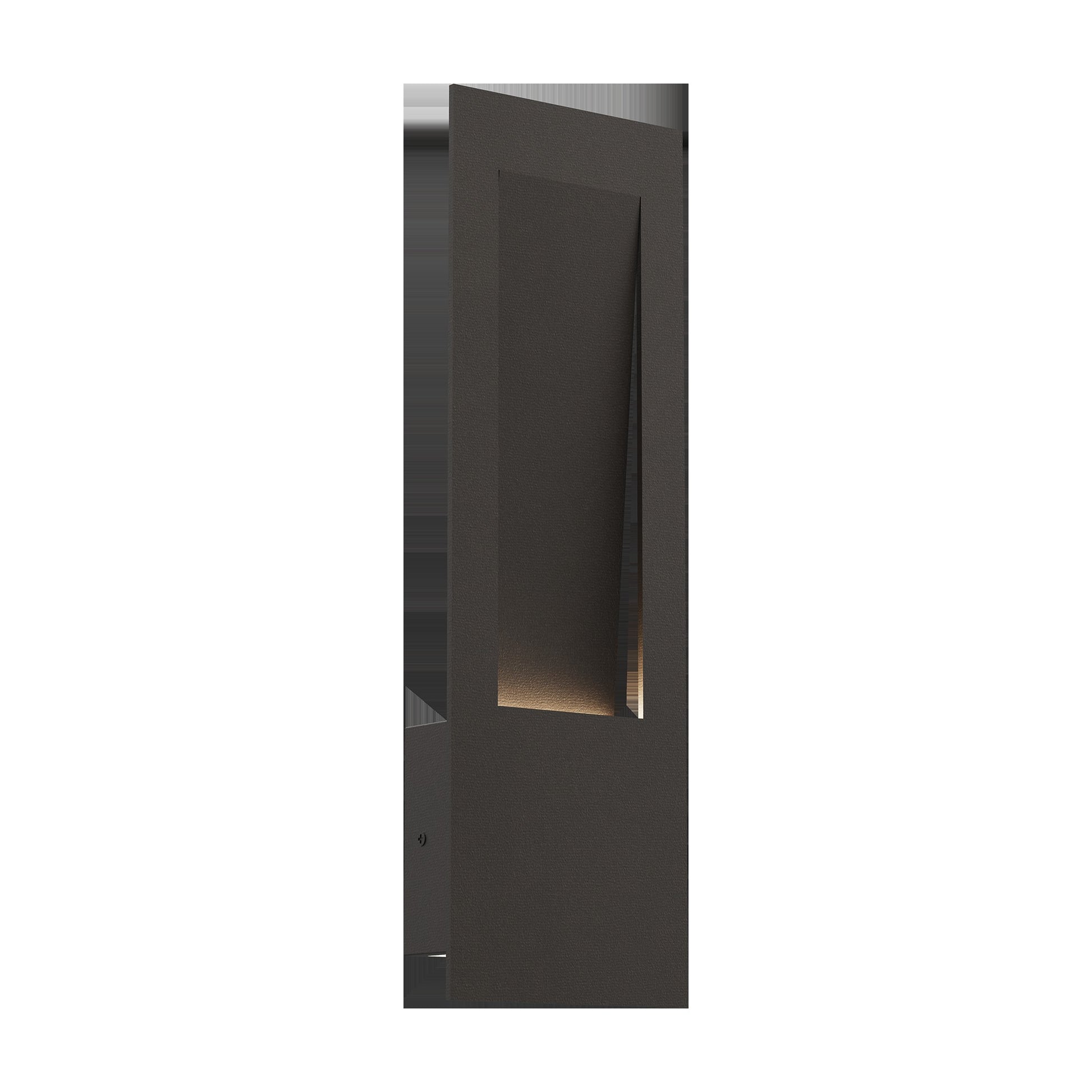 Alteck Bend 18 inch dark bronze oxide LED outdoor wall sconce