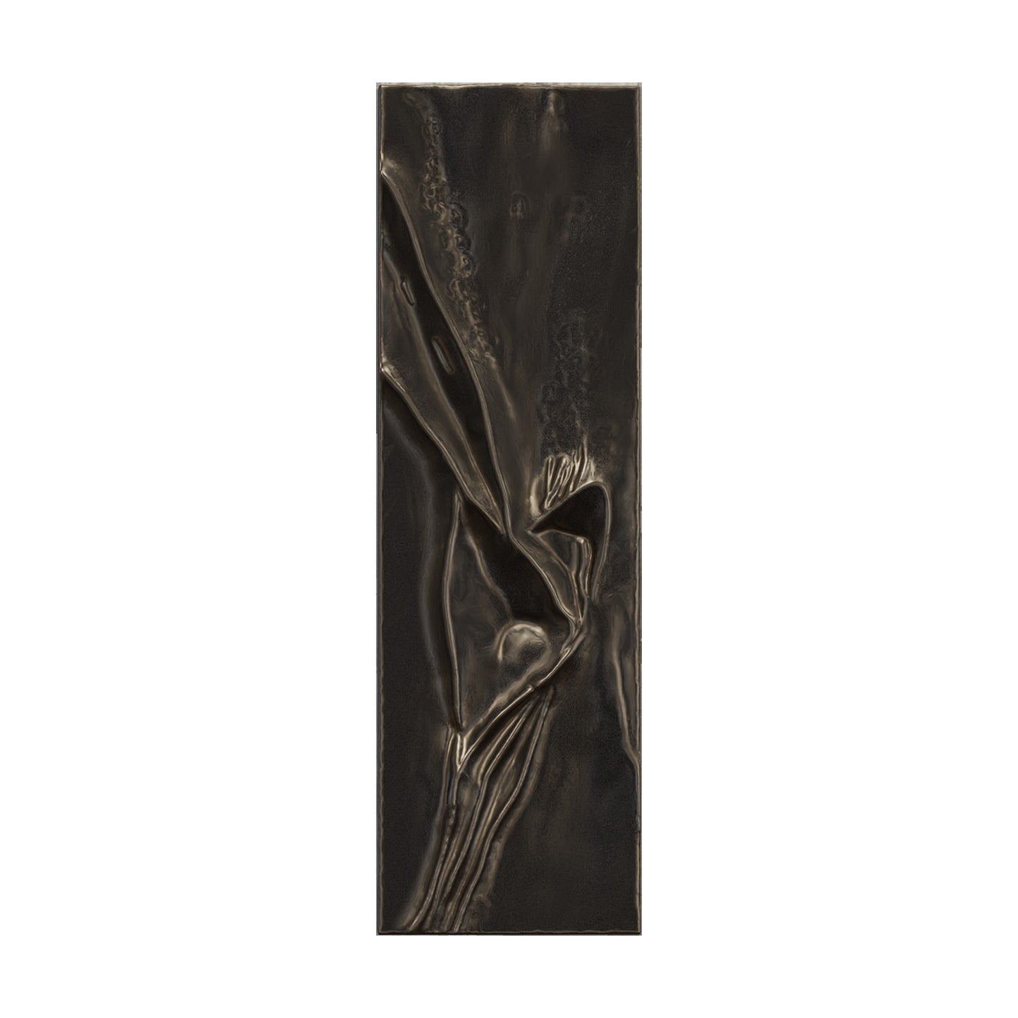 Alteck Chisel 26 inch painted patina bronze LED outdoor wall sconce