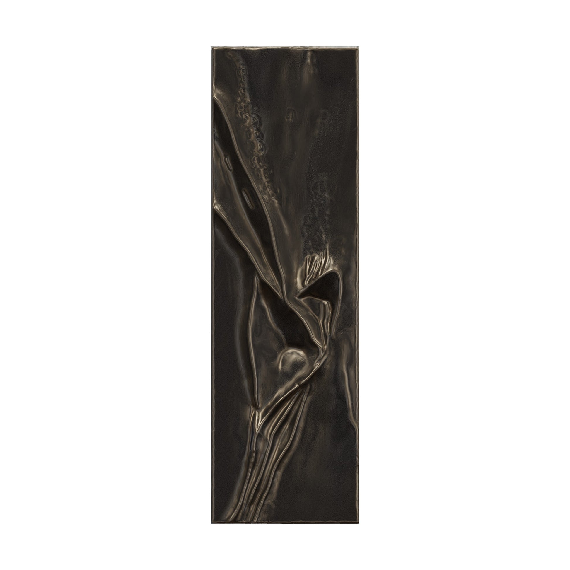 Alteck Chisel 26 inch painted patina bronze LED outdoor wall sconce