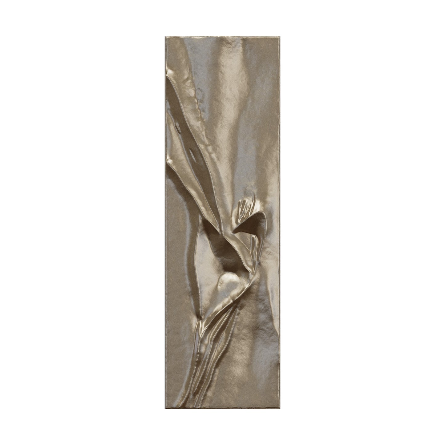 Alteck Chisel 26 inch painted washed brass LED outdoor wall sconce