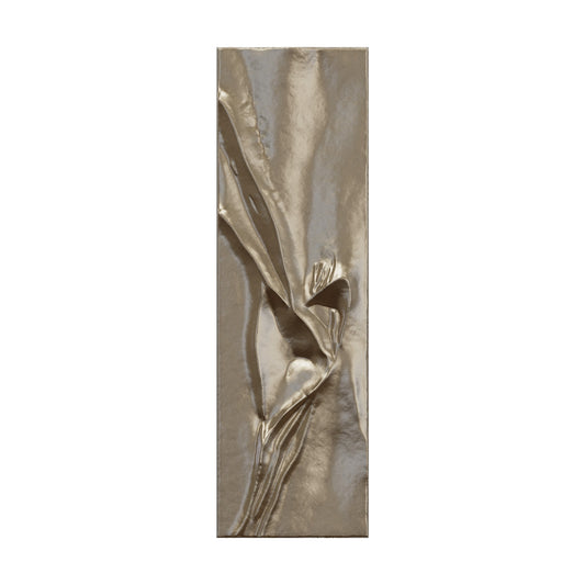 Alteck Chisel 26 inch painted washed brass LED outdoor wall sconce