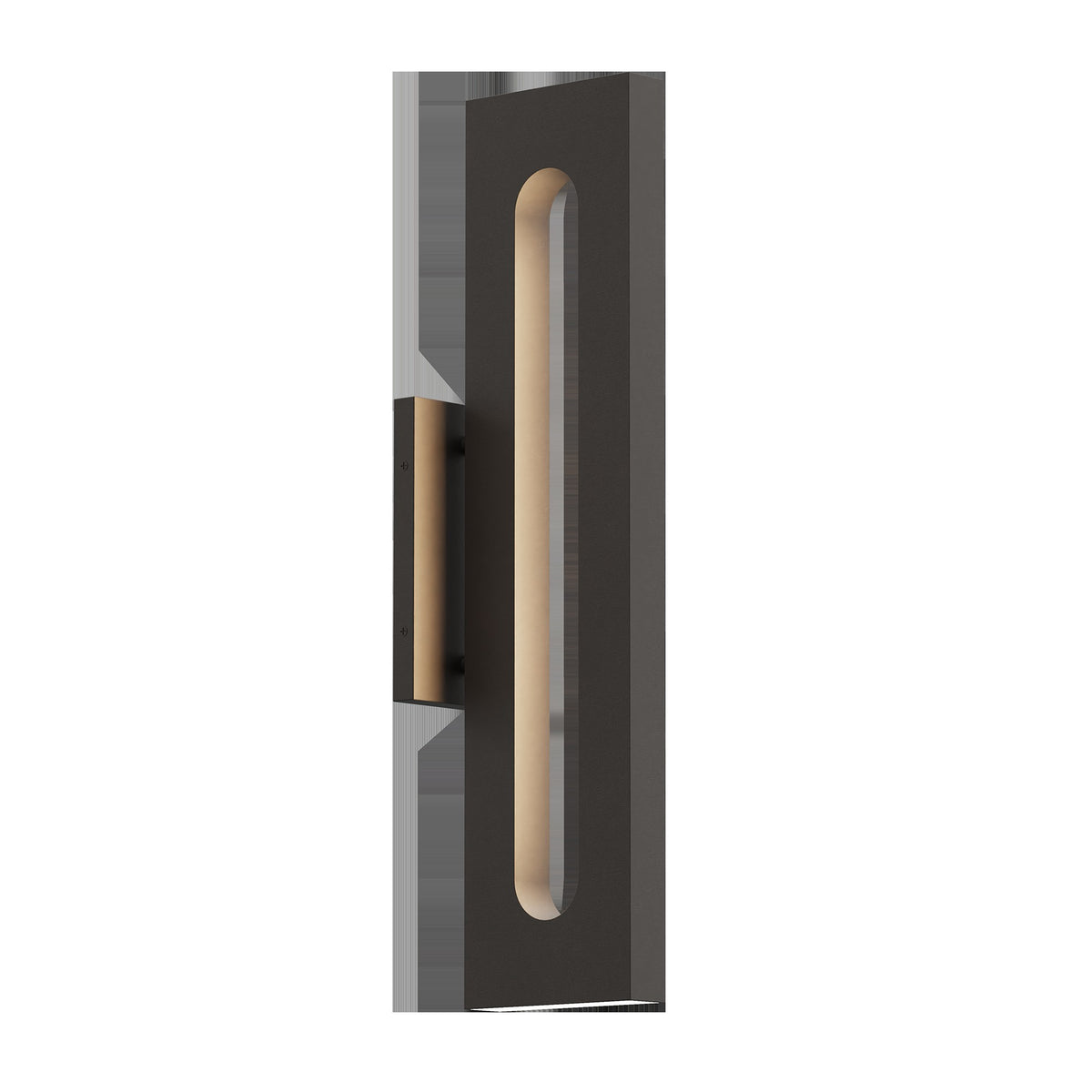 Alteck Loop 26 inch dark bronze oxide LED outdoor wall sconce