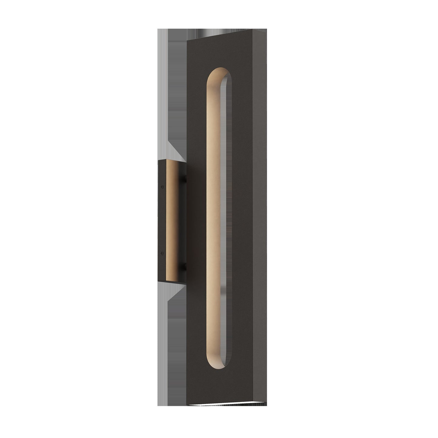 Alteck Loop 26 inch dark bronze oxide LED outdoor wall sconce