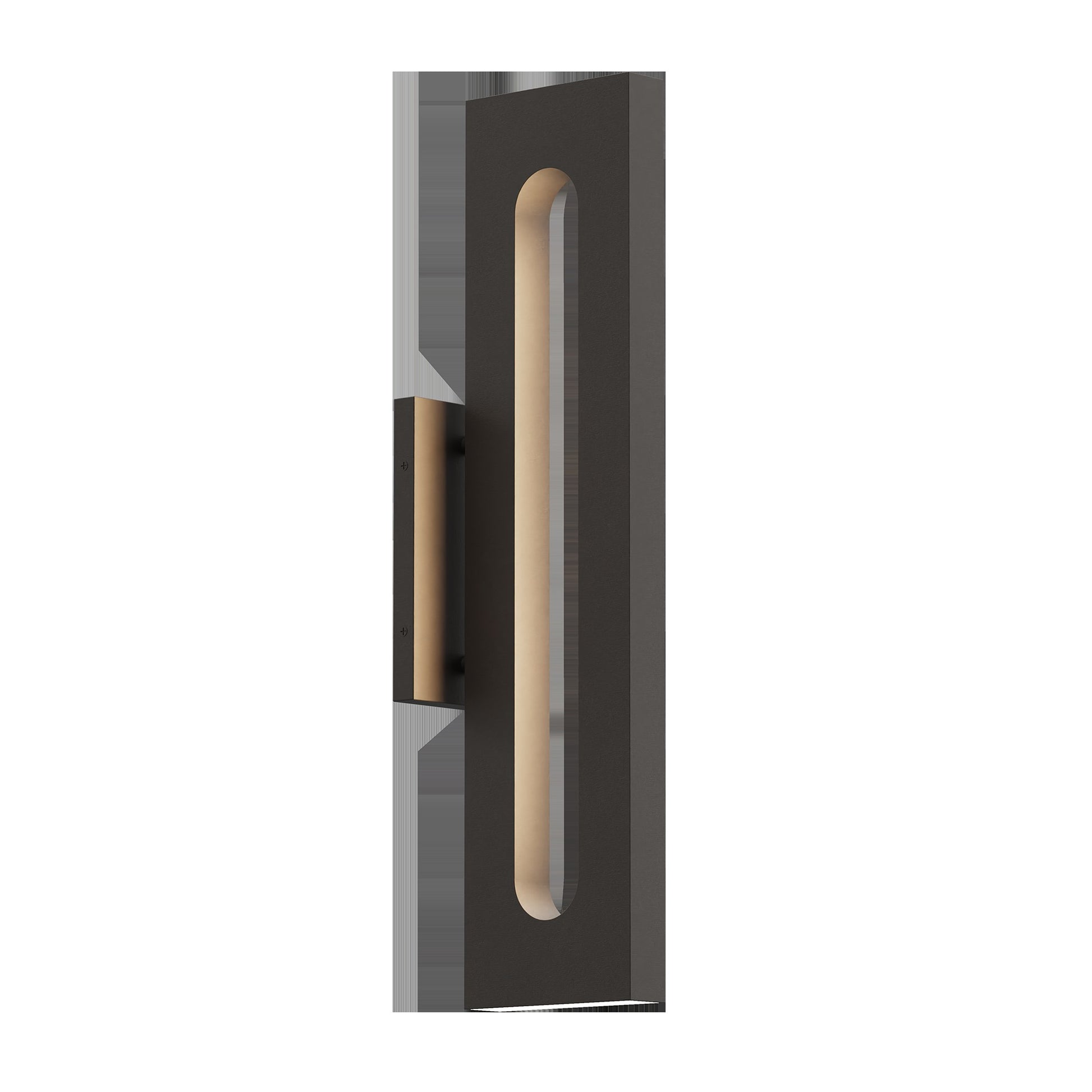 Alteck Loop 26 inch dark bronze oxide LED outdoor wall sconce
