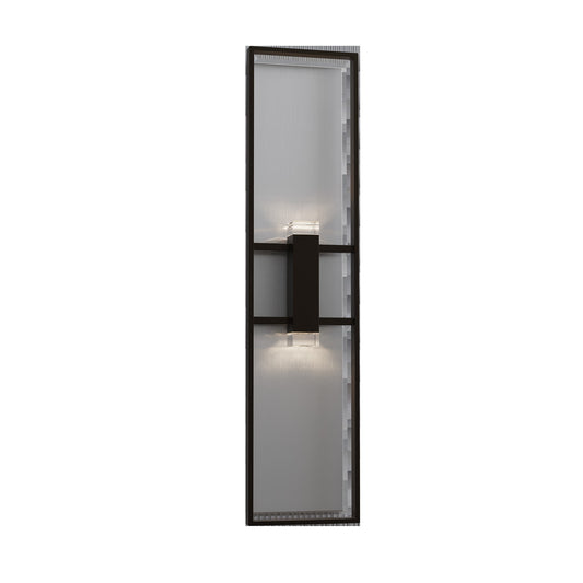 Alteck Mars 42 inch sand black LED outdoor wall sconce