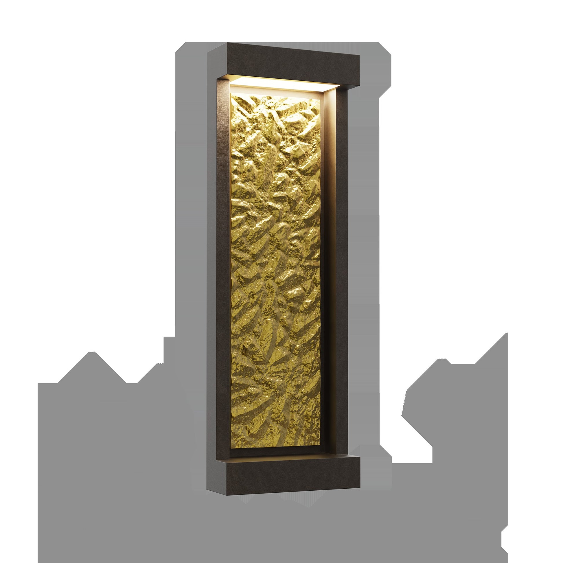 Alteck Plateau 24 inch dark bronze oxide LED outdoor wall sconce