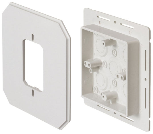 Arlington Industries 8081F 6-1/2 in uv-rated plastic siding mounting kit