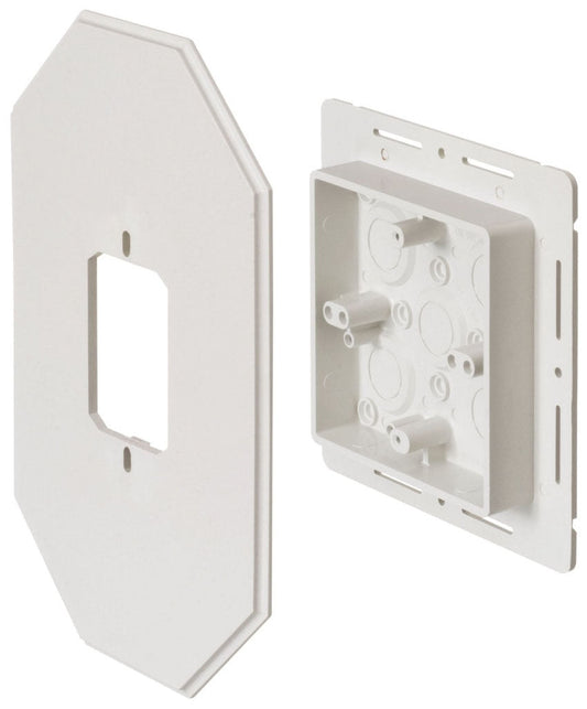Arlington Industries 8081FDBL uv-rated plastic siding mounting kit