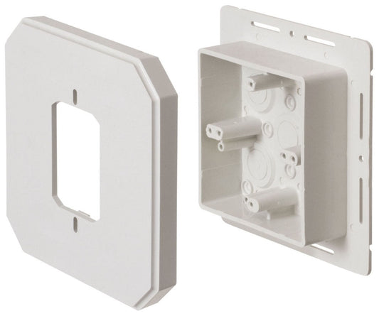 Arlington Industries 8091F 6-1/2 in uv-rated plastic siding mounting kit