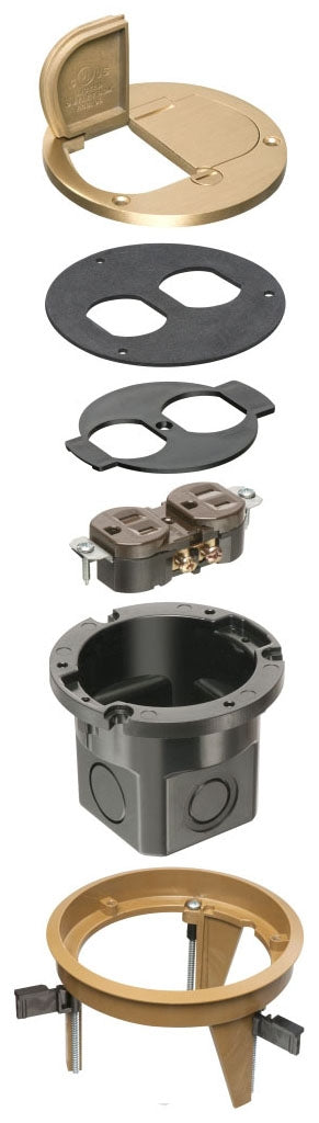 Arlington Industries FLB4360MB floor box