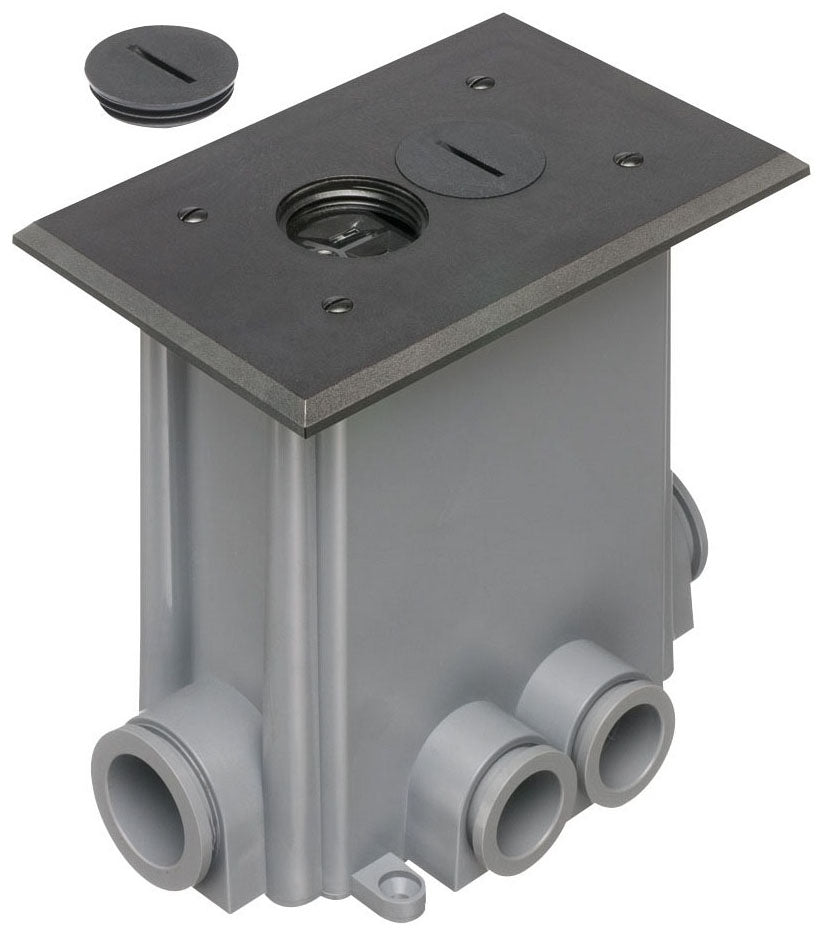 Arlington Industries FLBC101BL black floor box
