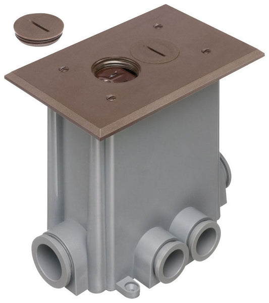 Arlington Industries FLBC101BR Floor Box