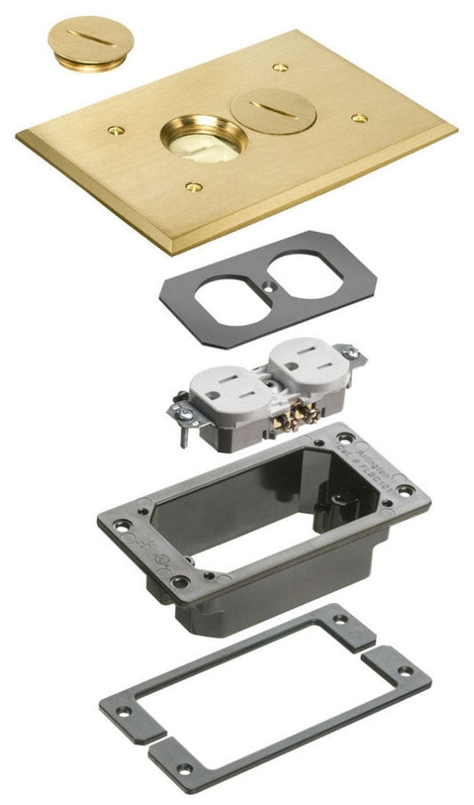 Arlington Industries FLBC101MBTK Floor Box