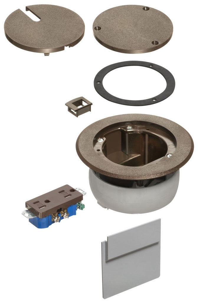 Arlington Industries FLBC4560DBR Floor Box