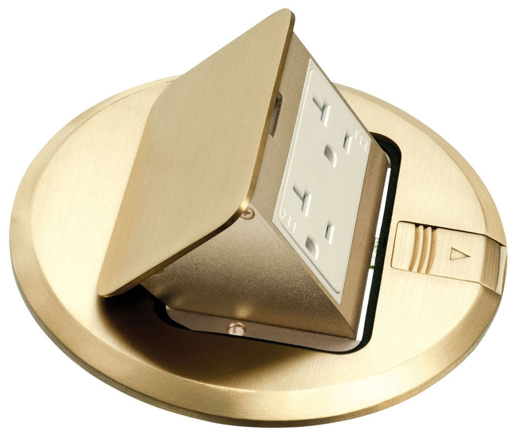 Arlington Industries FLBT6615MBLR brass electrical box
