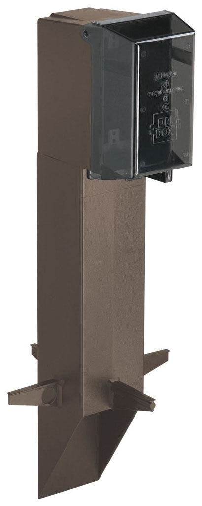 Arlington Industries GPD19BR clear garden post light support